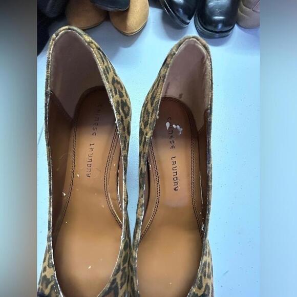 Chinese Laundry leopard print wedge heels - Picture 7 of 7